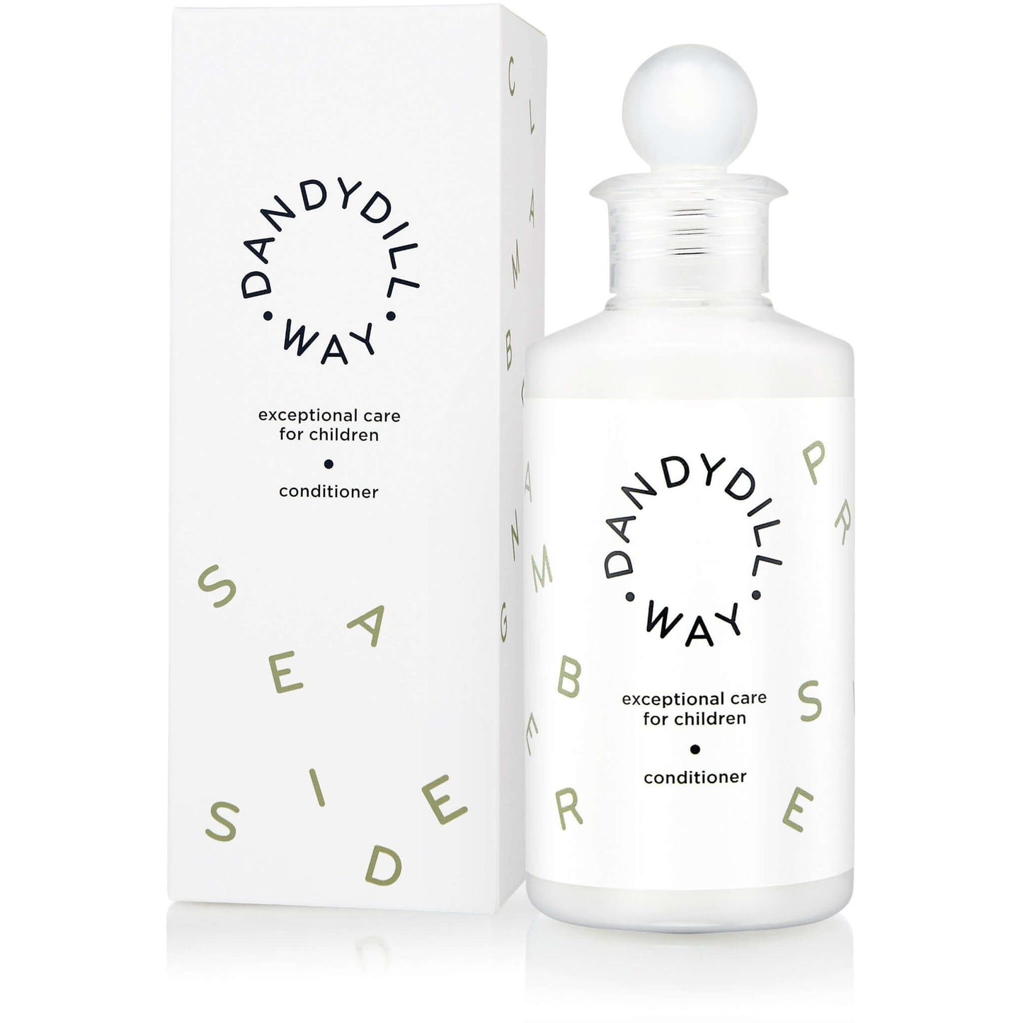 Wild Hawthorn Berry silicone free Hair Conditioner 200ml recyclable bottle and box with Dandydill Way design.
